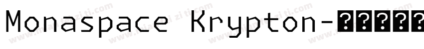 Monaspace Krypton字体转换